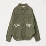 WIDE MILITARY SHIRT (embroidery: tiger)
