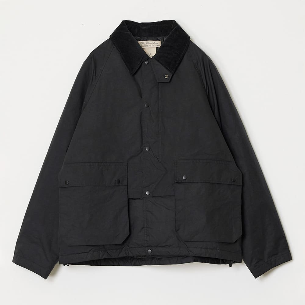 Water-repellent coated polyester hunting down jacket