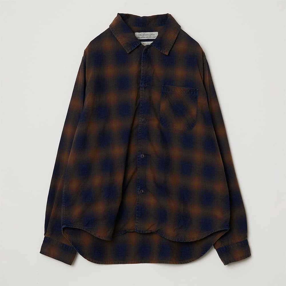 Indigo Ombre Check Shirt