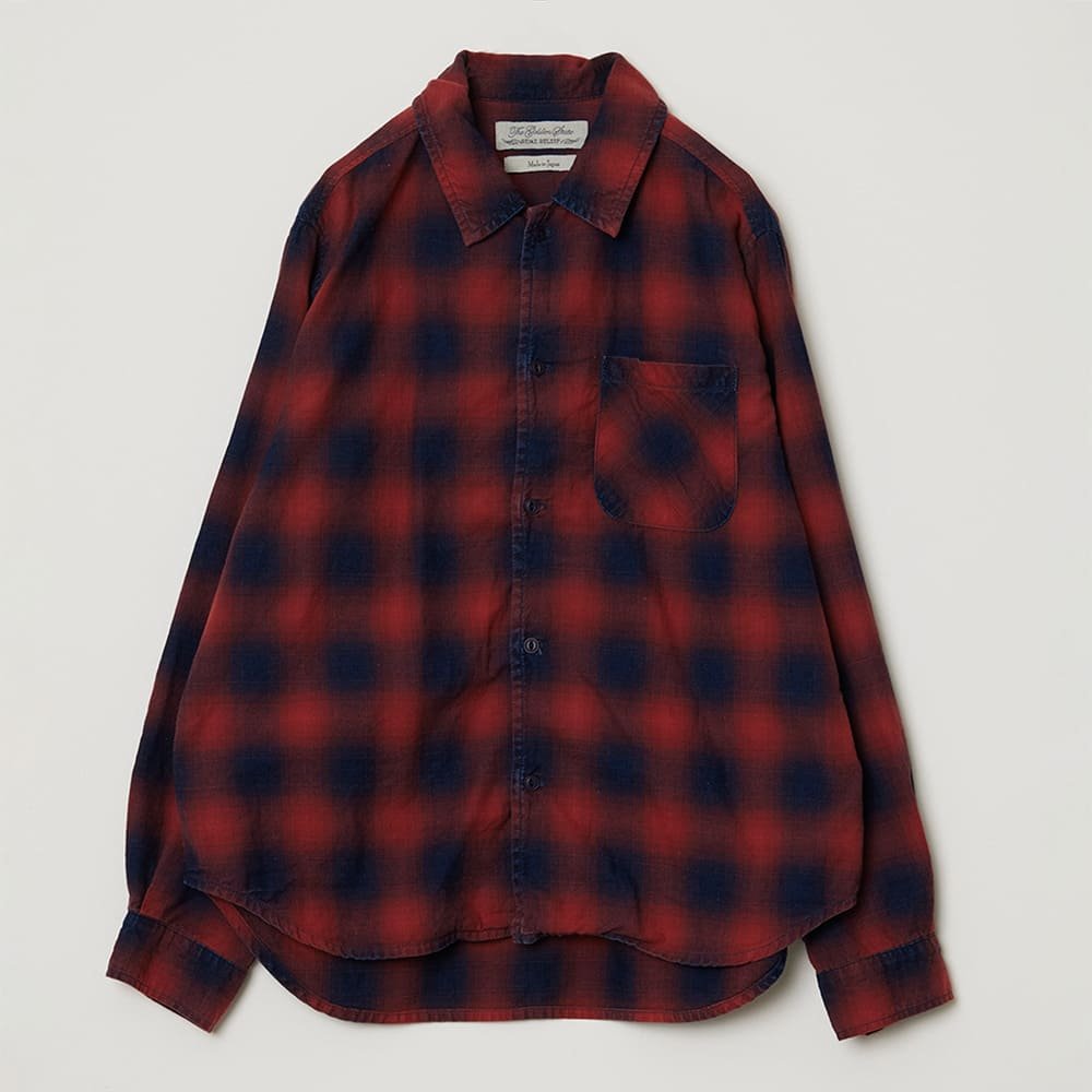 Indigo Ombre Check Shirt