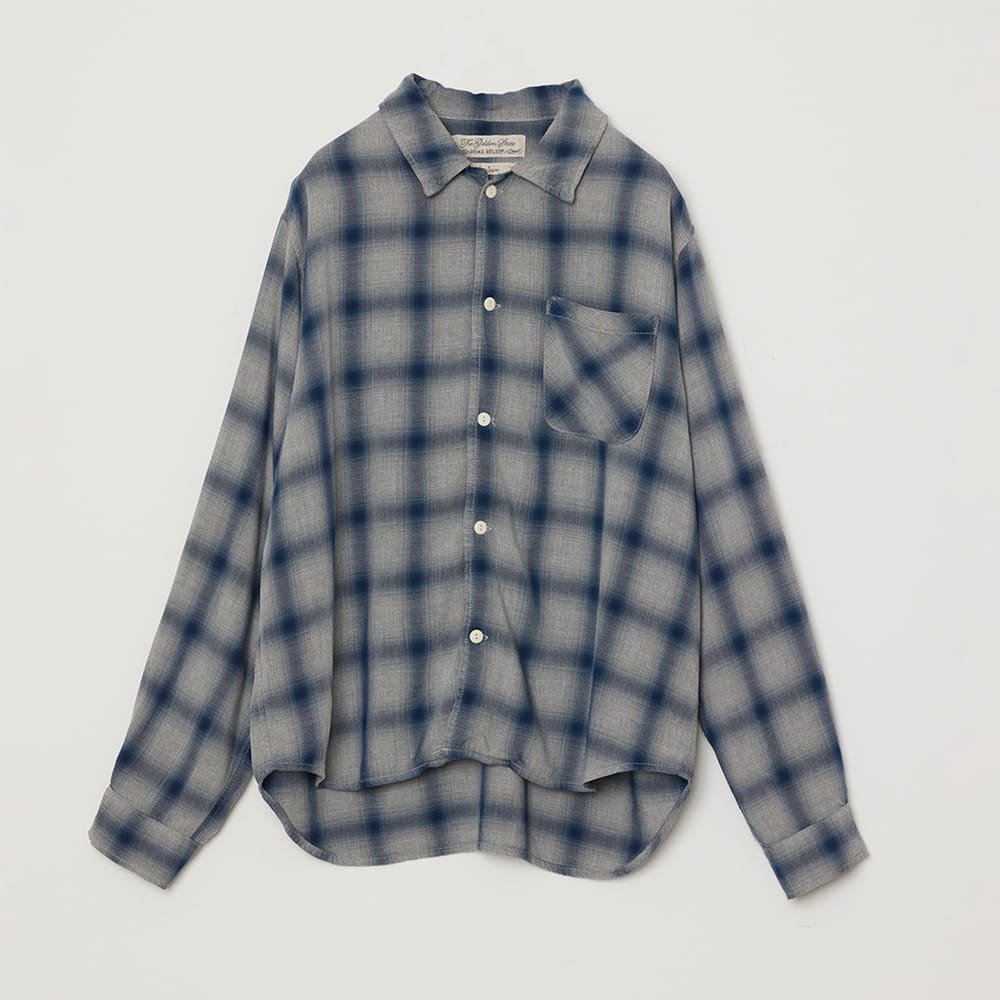 Rayon Ombre Check Shirt