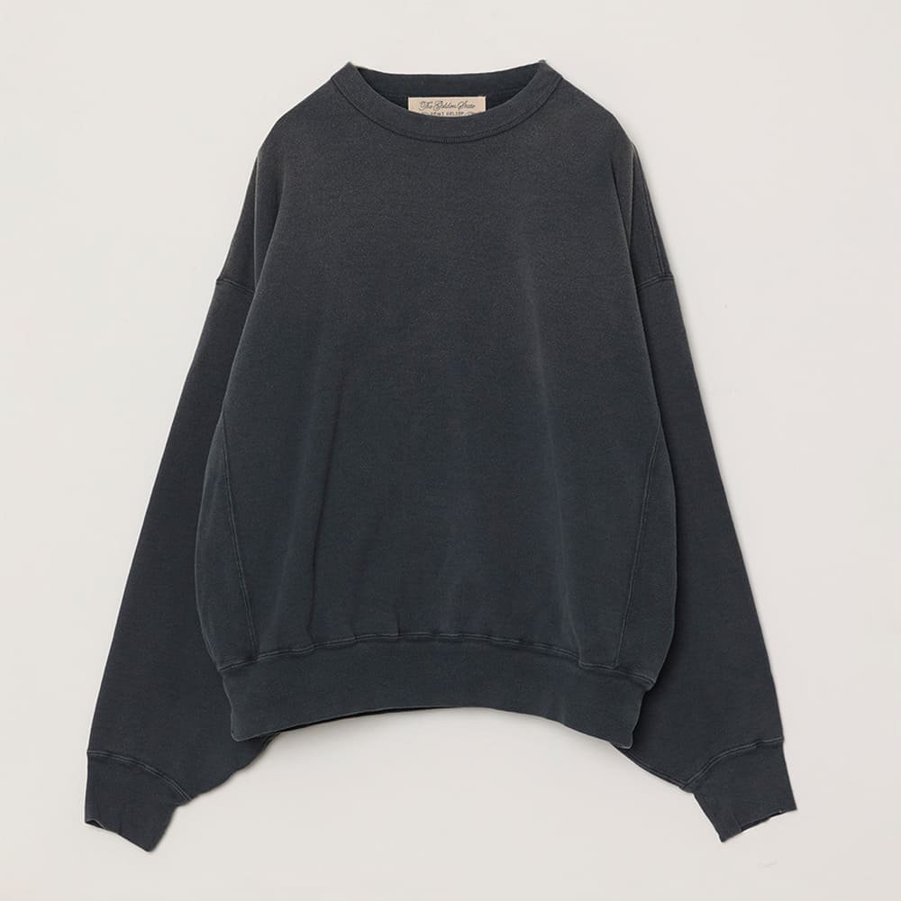 Vintage Brushed-back Crew Neck Sweatshirt (Plain)