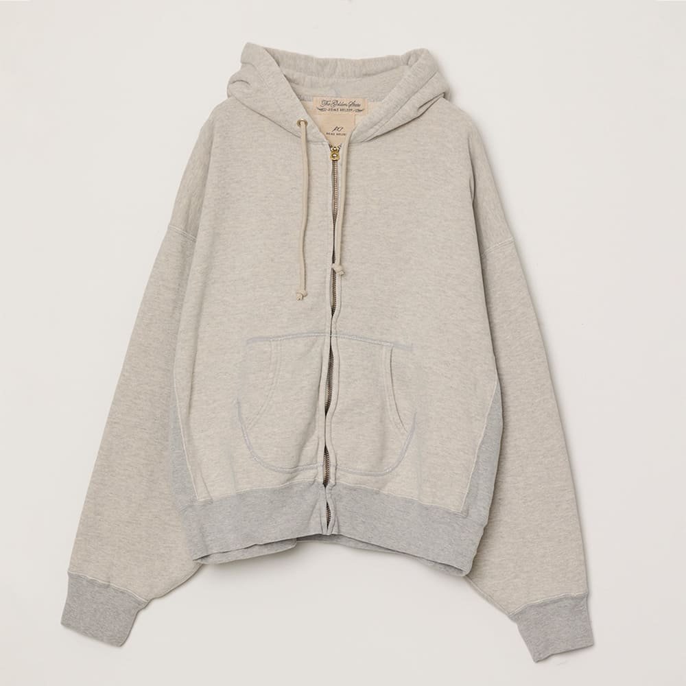Vintage Fleece-Lined Zip Hoodie (Plain)