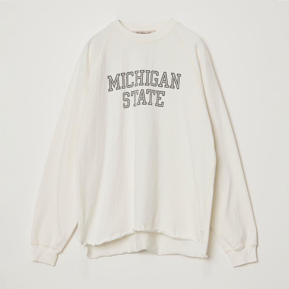 8/Tanjiku Raglan Henley Long Sleeve T-shirt (C)