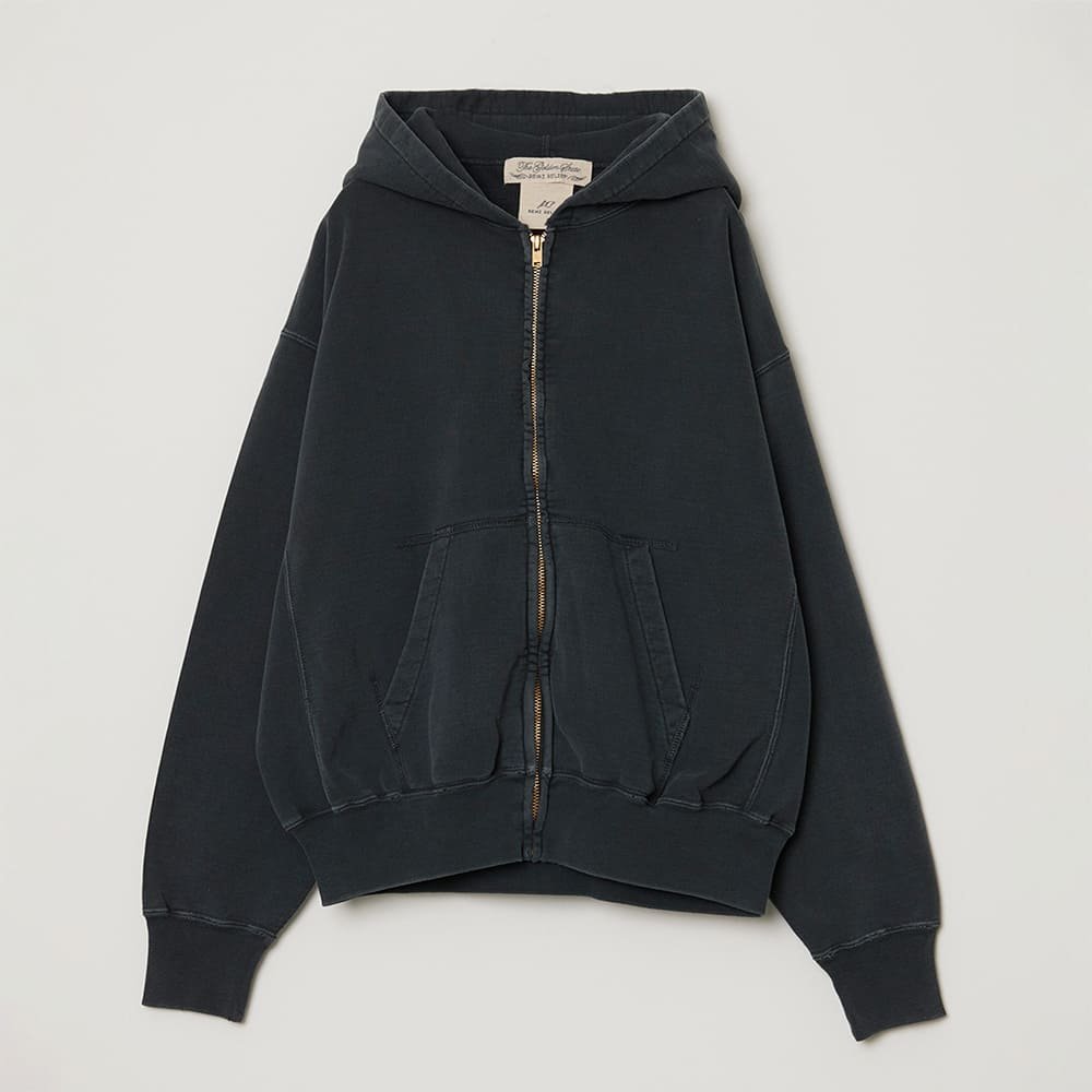 SP processingleece-lined zip-up hoodie New Fit