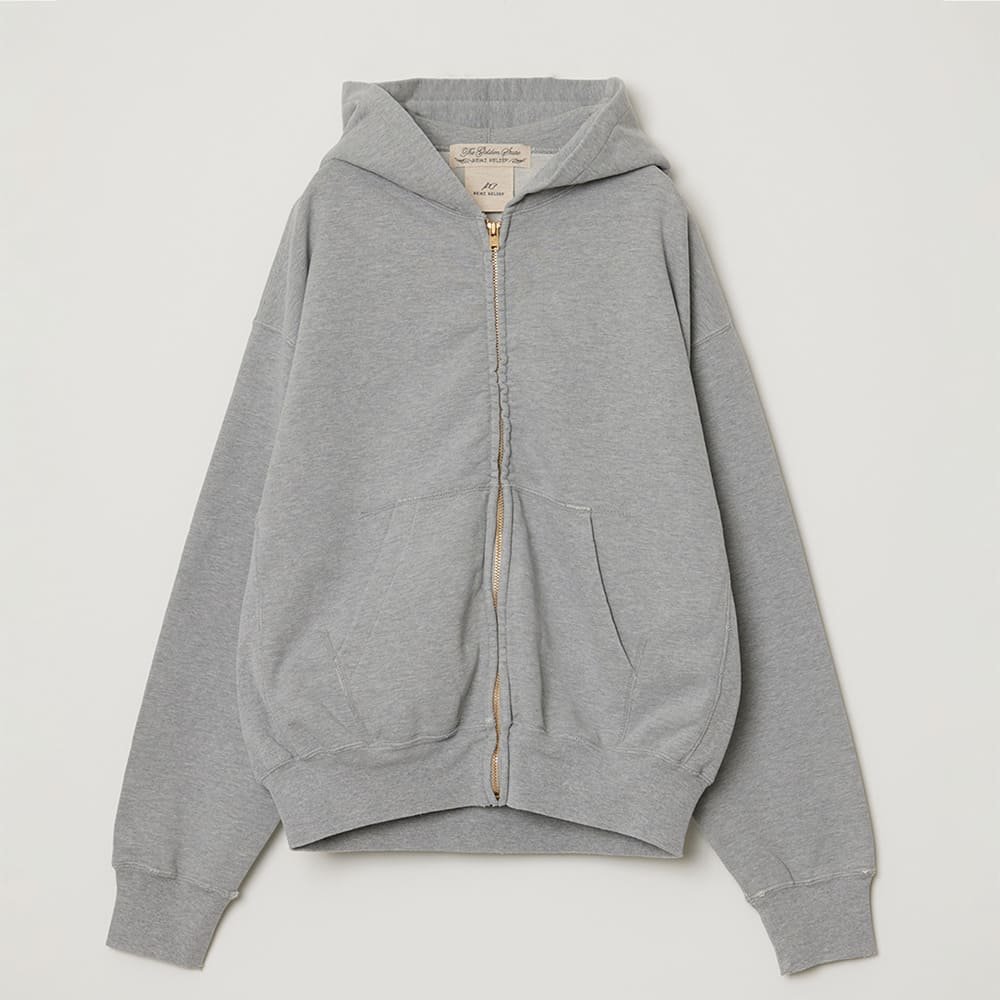 SP processingleece-lined zip-up hoodie New Fit
